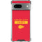 NFL Kansas City Chiefs Red Performance Series Google Pixel 7a Clear Case